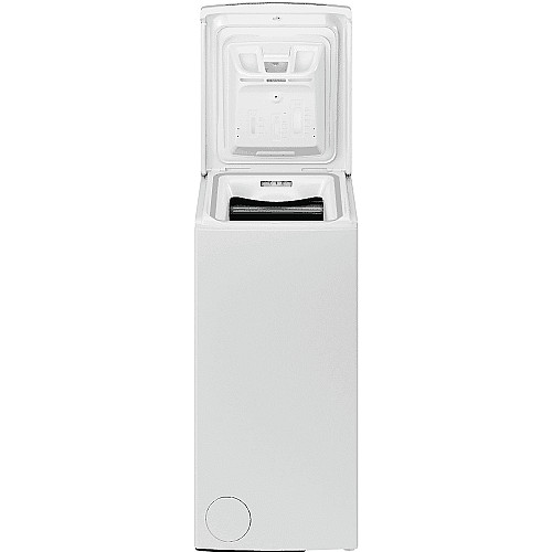 Пральна машина Whirlpool вертикальна, 7кг, 1200, B, 60см, дисплей, інвертор, білий