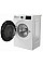 Стиральная машина Whirlpool фронтальная, 7кг, 1200, A, 49.6см, дисплей, пара, инвертор, черный люк, белый