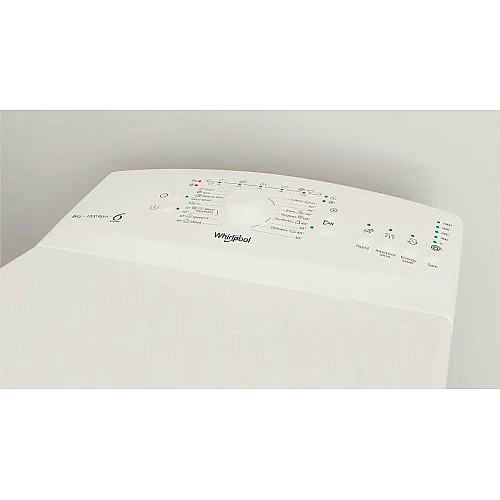 Пральна машина Whirlpool вертикальна, 6кг, 1000, C, 60см, білий