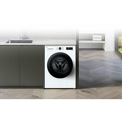 Пральна машина LG фронтальна, 6кг, 1200, В, 44см, дисплей, пара, інвертор, білий