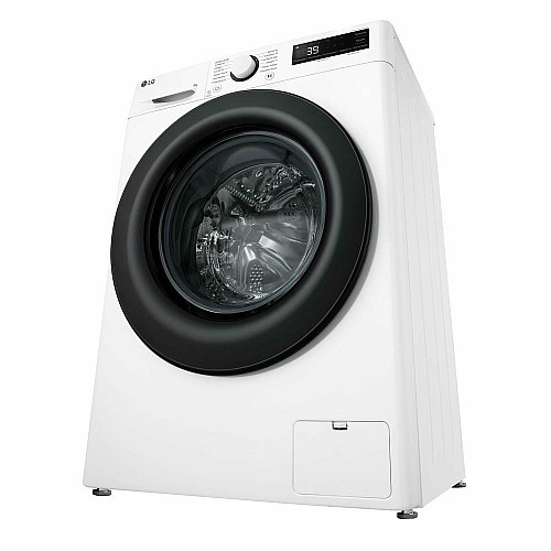 Пральна машина LG фронтальна, 8кг, 1200, A, 48см, дисплей, пара, інвертор, білий