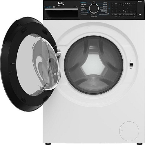Пральна машина Beko фронтальна, 9кг, 1400, A, 55см, дисплей, пар, інвертор, WIFI, білий