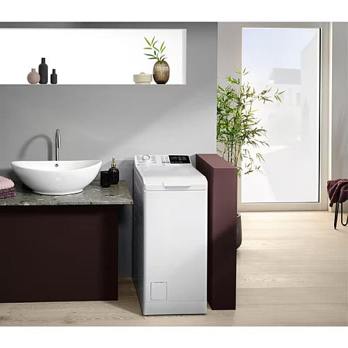Стиральная машина Electrolux вертикальная, 7кг, 1200, A, 60см, дисплей, инвертор, белый
