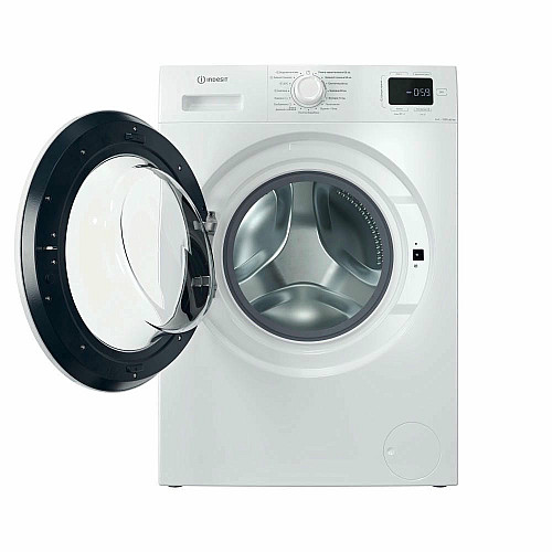 Стиральная машина Indesit фронтальная, 6кг, 1000, A+++, 44.6см, дисплей, пара, инвертор, белый