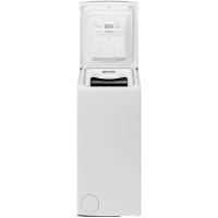 Пральна машина Whirlpool вертикальна, 7кг, 1200, B, 60см, дисплей, інвертор, білий