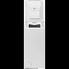 Пральна машина Whirlpool вертикальна, 7кг, 1200, B, 60см, дисплей, інвертор, білий