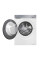 Пральна машина Haier фронтальна, 9кг, 1400, B, 45.2см, дисплей, пара, інвертор, люк сірий, прямий привід, білий