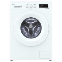 Пральна машина LG фронтальна, 7кг, 1200, A, 44см, дисплей, пара, інвертор, білий