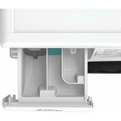Стиральная машина Gorenje фронтальная, 8кг, 1400, A+++, 55см, дисплей, инвертор, пара, Wi-Fi, белый