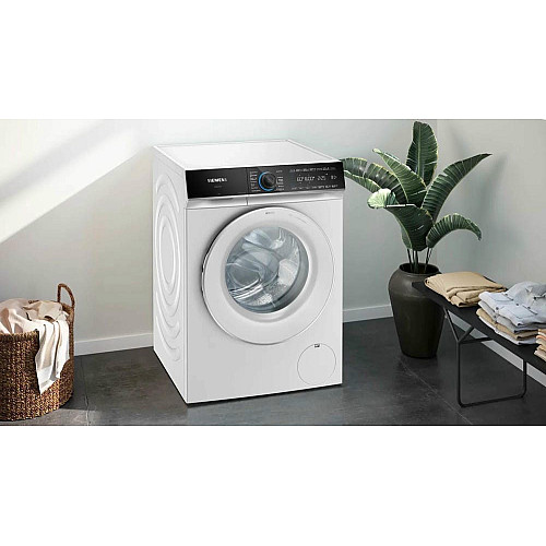 Пральна машина Siemens фронтальна, 10кг, 1600, A, 60см, дисплей, білий