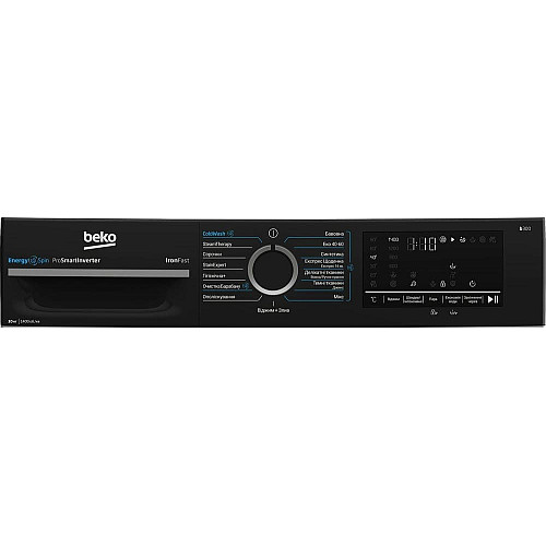 Пральна машина Beko фронтальна, 10кг, 1400, A, 58см, дисплей, інвертор, пара, білий