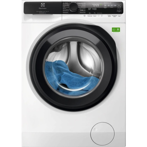 Пральна машина Electrolux фронтальна, 9кг, 1400, A, 60см, дисплей, пара, інвертор, universaldose, білий