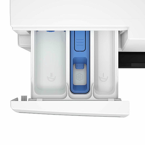 Пральна машина Beko фронтальна, 8кг, 1400, A, 55см, дисплей, інвертор, пара, білий