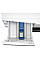 Стиральная машина Whirlpool фронтальная, 7кг, 1200, A, 49.6см, дисплей, пара, инвертор, черный люк, белый