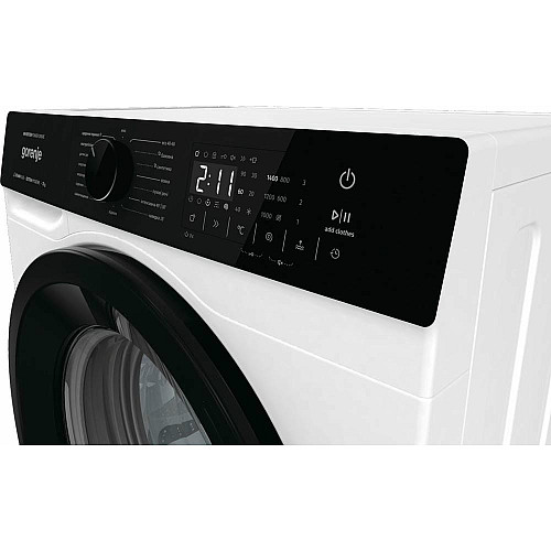 Пральна машина Gorenje фронтальна, 7кг, 1400, A+++, 47см, дисплей, пар, інвертор, білий