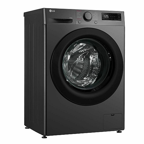 Стирально-сушильная машина LG фронтальная, 9(5)кг, 1200, A, пара, 48см, дисплей, пара, инвертор, черный
