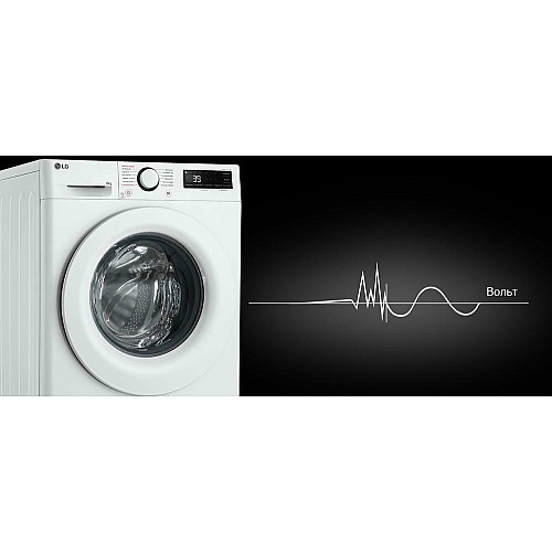 Пральна машина LG фронтальна, 8кг, 1200, A, 48см, дисплей, пара, інвертор, білий