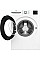 Пральна машина Beko фронтальна, 7кг, 1200, B, 50см, дисплей, інвертор, пара, білий