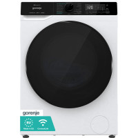 Прально-сушильна машина Gorenje фронтальна, 10.5(6)кг, 1400, A+, 60см, дисплей, пара, інвертор, Wi-Fi, білий