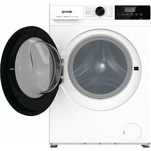 Стирально-сушильная машина Gorenje фронтальная, 8(5)кг, 1400, A+, 55см, дисплей, пара, инвертор, белый