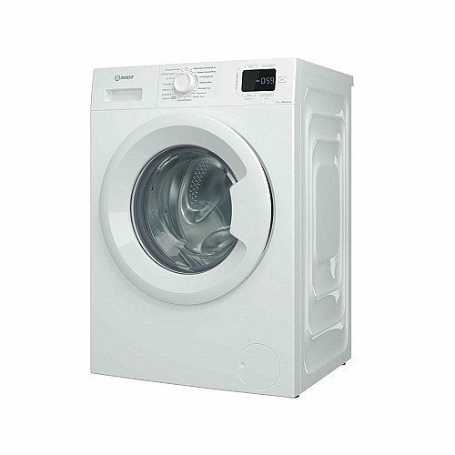 Стиральная машина Indesit фронтальная, 6кг, 1000, A+++, 44.6см, дисплей, пара, инвертор, белый