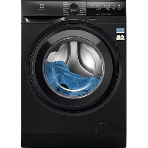 Стиральная машина Electrolux фронтальная, 10кг, 1400, A, 66см, дисплей, пара, инвертор, серебристый темный