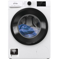 Пральна машина Gorenje фронтальна, 8кг, 1400, A+++, 55см, дисплей, інвертор, пара, Wi-Fi, білий