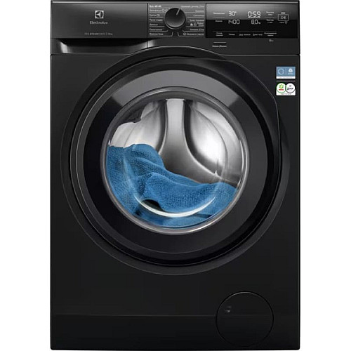 Стиральная машина Electrolux фронтальная, 10кг, 1400, A, 66см, дисплей, пара, инвертор, серебристый темный