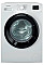 Стиральная машина Indesit фронтальная, 8кг, 1200, A+++, 54.6см, дисплей, пара, инвертор, черный люк, белый