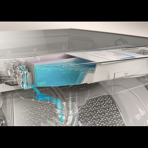 Пральна машина Electrolux фронтальна, 9кг, 1400, A, 66см, дисплей, пара, інвертор, автодоз, білий