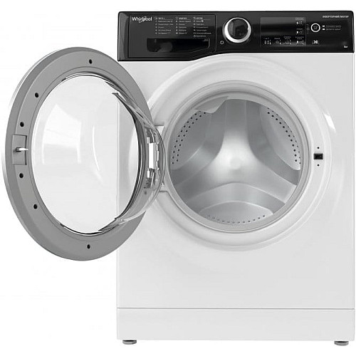 Стиральная машина Whirlpool фронтальная, 6кг, 1200, A+++, 43см, дисплей, инвертор, черный люк, белый