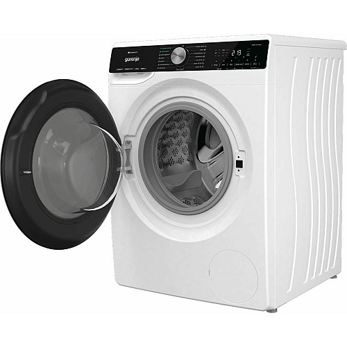 Стиральная машина Gorenje фронтальная, 10кг, 1400, A+++, 60см, дисплей, инвертор, пара, Wi-Fi, подсветка барабана, белый