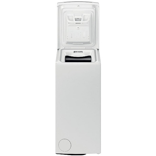 Пральна машина Whirlpool вертикальна, 6кг, 1200, B, 60см, дисплей, інвертор, білий
