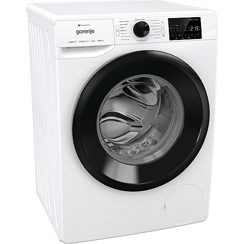 Пральна машина Gorenje фронтальна, 9кг, 1400, A+++, 46,5см, дисплей, інвертор, пара, Wi-Fi, білий