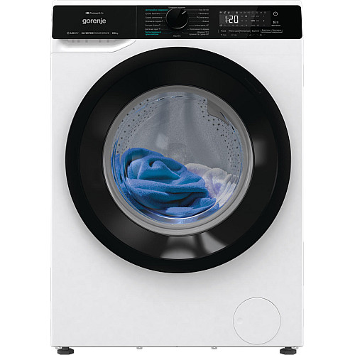 Стирально-сушильная машина Gorenje фронтальная, 8(5)кг, 1400, A+, 51см, дисплей, инвертор, Wi-Fi, белый