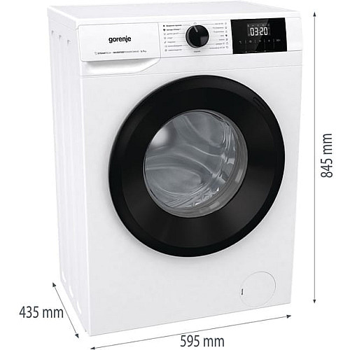 Стиральная машина Gorenje фронтальная, 7кг, 1200, A++, 43.5см, дисплей, пар, инвертор, белый