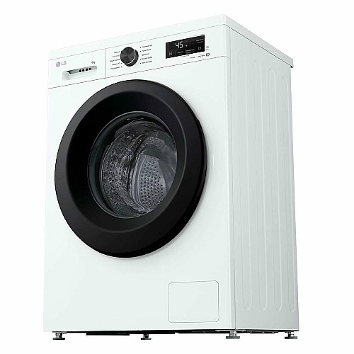Пральна машина LG фронтальна, 6кг, 1200, В, 44см, дисплей, пара, інвертор, білий