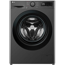 Прально-сушильна машина LG фронтальна, 9(5)кг, 1200, A, пара, 48см, дисплей, пара, інвертор, чорний