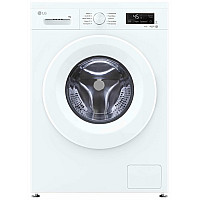 Стиральная машина LG фронтальная, 6кг, 1200, В, 44см, дисплей, пара, инвертор, белый