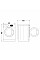 Стиральная машина Whirlpool фронтальная, 10кг, 1400, A+++, 60см, дисплей, пара, инвертор, черный люк, белый