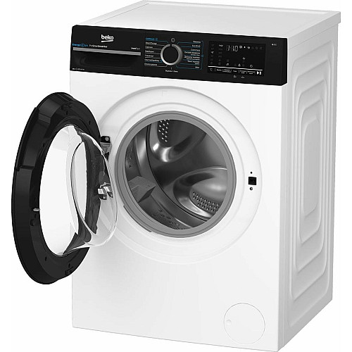 Пральна машина Beko фронтальна, 10кг, 1400, A, 58см, дисплей, інвертор, пара, білий