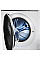 Пральна машина Haier фронтальна, 9кг, 1400, A+++, 52см, дисплей, пара, інвертор, люк чорний, прямий привід, білий