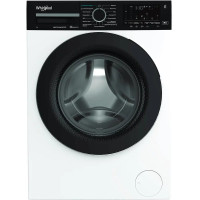 Стиральная машина Whirlpool фронтальная, 7кг, 1400, A, 49.6см, дисплей, пара, инвертор, черный люк, белый
