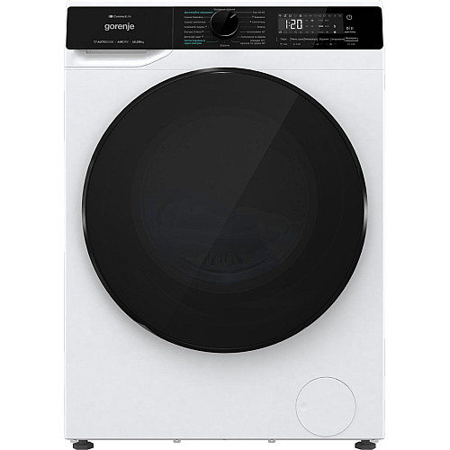 Прально-сушильна машина Gorenje фронтальна, 10.5(6)кг, 1400, A+, 60см, дисплей, пара, інвертор, Wi-Fi, білий