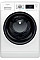 Стиральная машина Whirlpool фронтальная, 8кг, 1200, A+++, 60см, дисплей, пара, инвертор, люк черный, белый