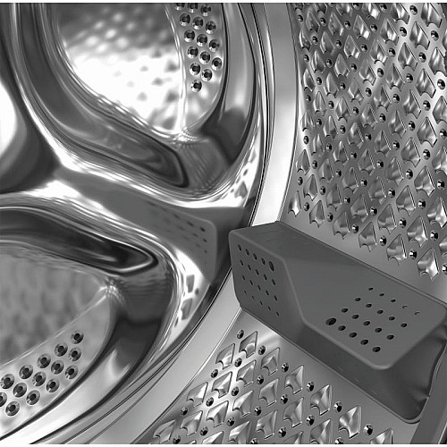 Стиральная машина Whirlpool фронтальная, 7кг, 1200, A, 49.6см, дисплей, пара, инвертор, черный люк, белый