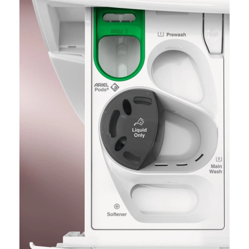 Пральна машина Electrolux фронтальна, 9кг, 1400, A, 60см, дисплей, пара, інвертор, universaldose, білий