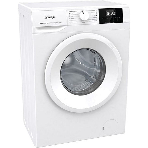 Стиральная машина Gorenje фронтальная, 7кг, 1200, A+, 43.5см, дисплей, пар, инвертор, белый
