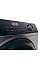 Пральна машина Haier фронтальна, 9кг, 1400, A+++, 60см, дисплей, пара, інвертор, люк чорний, прямий привід, cріблястий