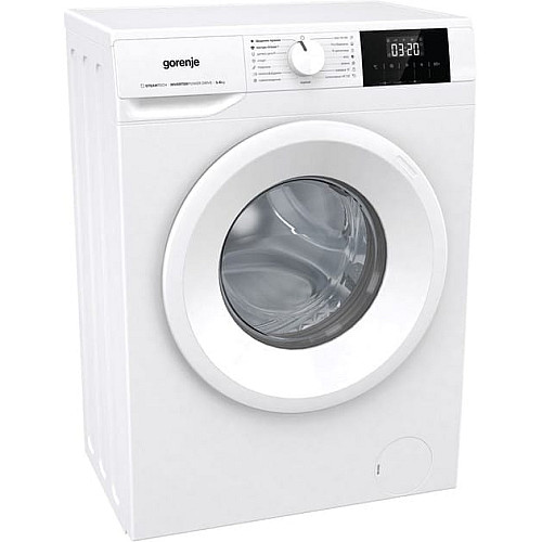 Пральна машина Gorenje фронтальна, 6кг, 1000, A+++, 43.5см, дисплей, пар, інвертор, білий